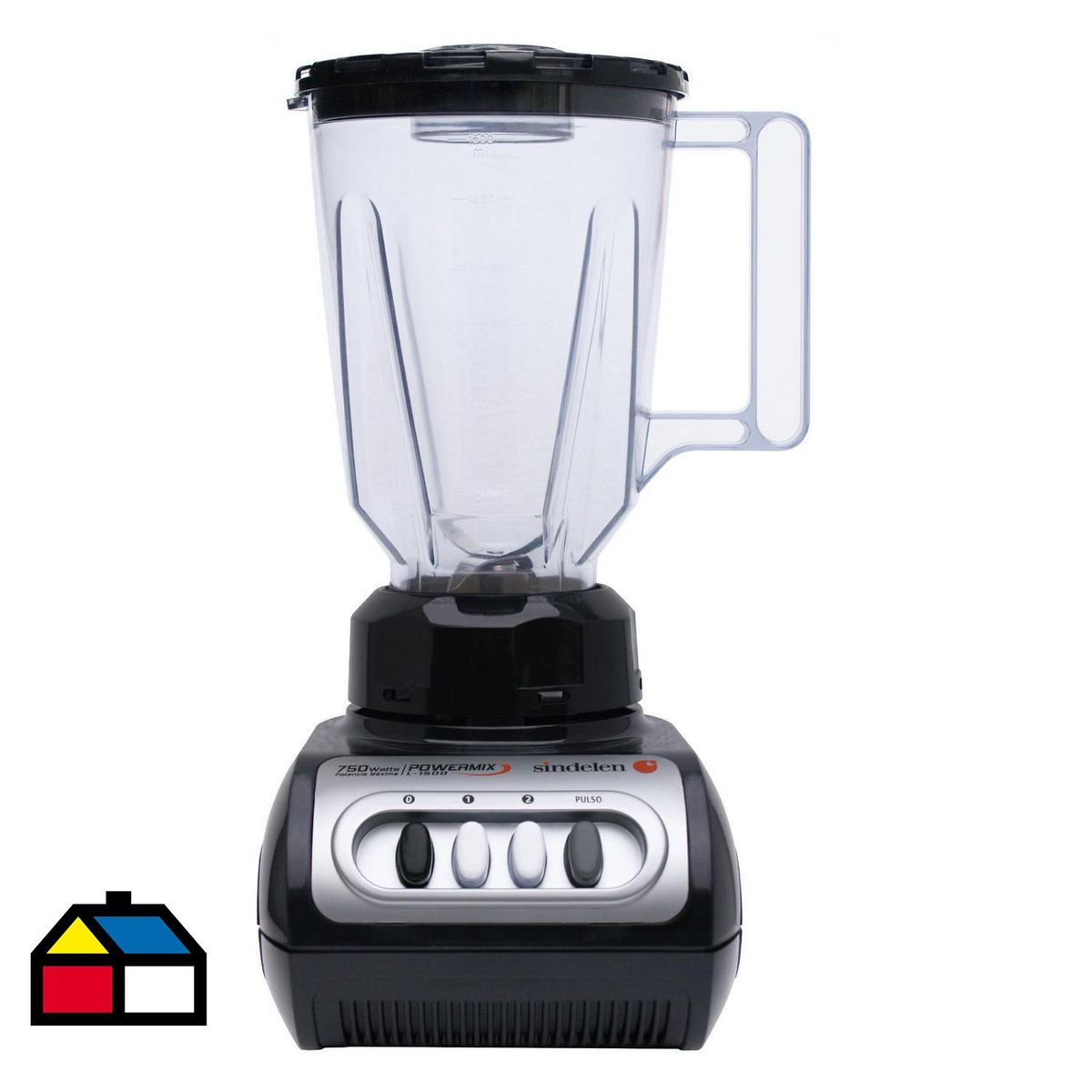 SINDELEN - Licuadora con Jarro 1.5 Litros Negro L-1500NG