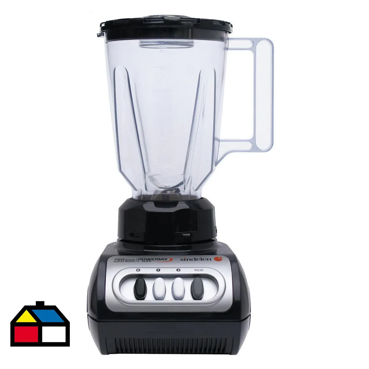 SINDELEN - Licuadora con Jarro 1.5 Litros Negro L-1500NG