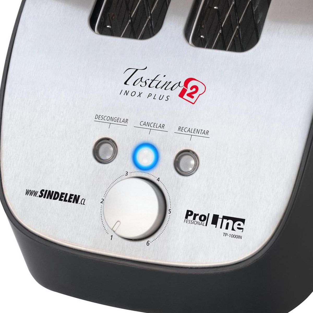 SINDELEN - Tostadora de 2 rebanadas 1.000 W