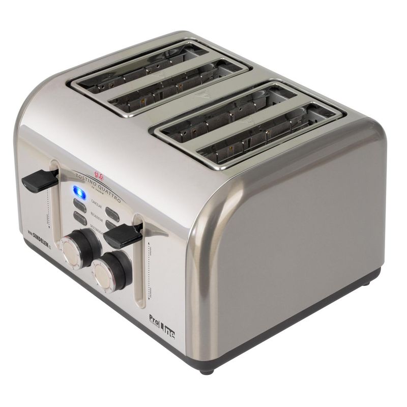 SINDELEN - Tostadora de 4 rebanadas 1.600 W
