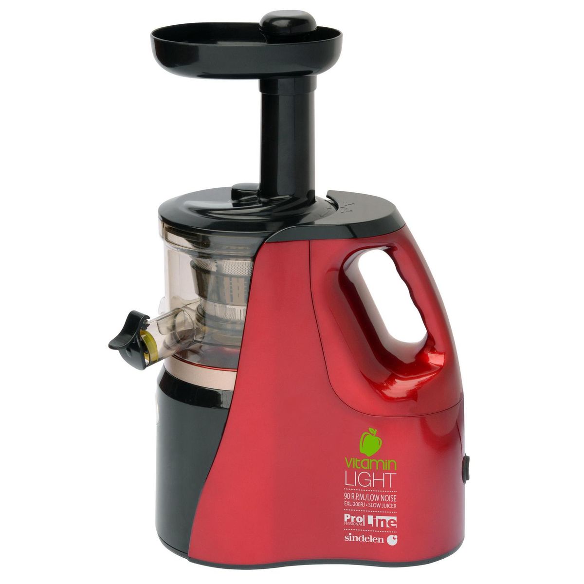 SINDELEN - Extractor de jugo lento 2 x 0,5 litros 200 W