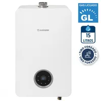 Calefont Gas Licuado 15 Litros Tiro Forzado Microturbina