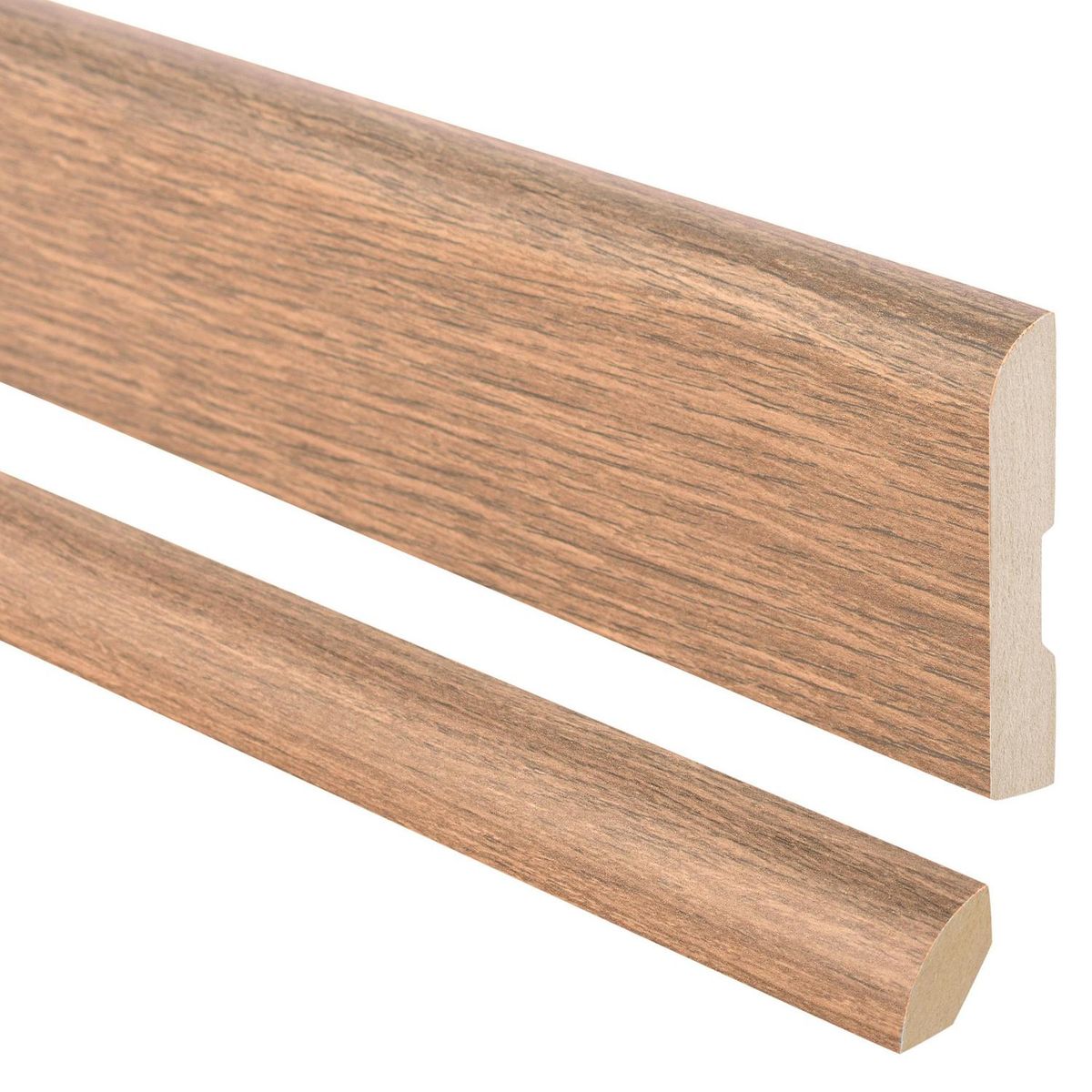 MAFORSA - Pack2 guardapolvos 12x70mm +2 cuarto rodón 20x20mm MDF Abedul Castilla