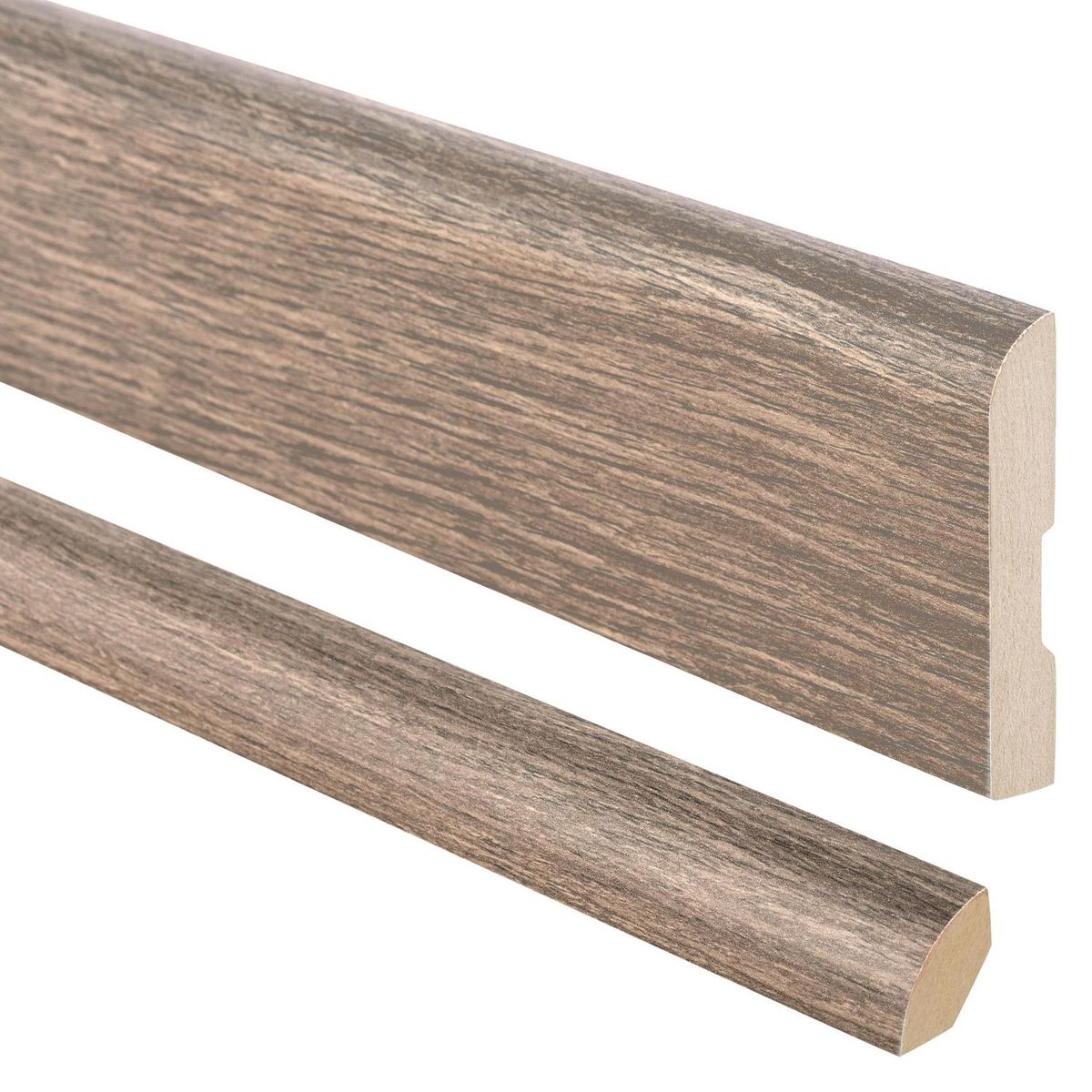 MAFORSA - Pack 2 guardapolvos 12x70mm +2 cuarto rodón 20x20mm MDF Pino Champagne