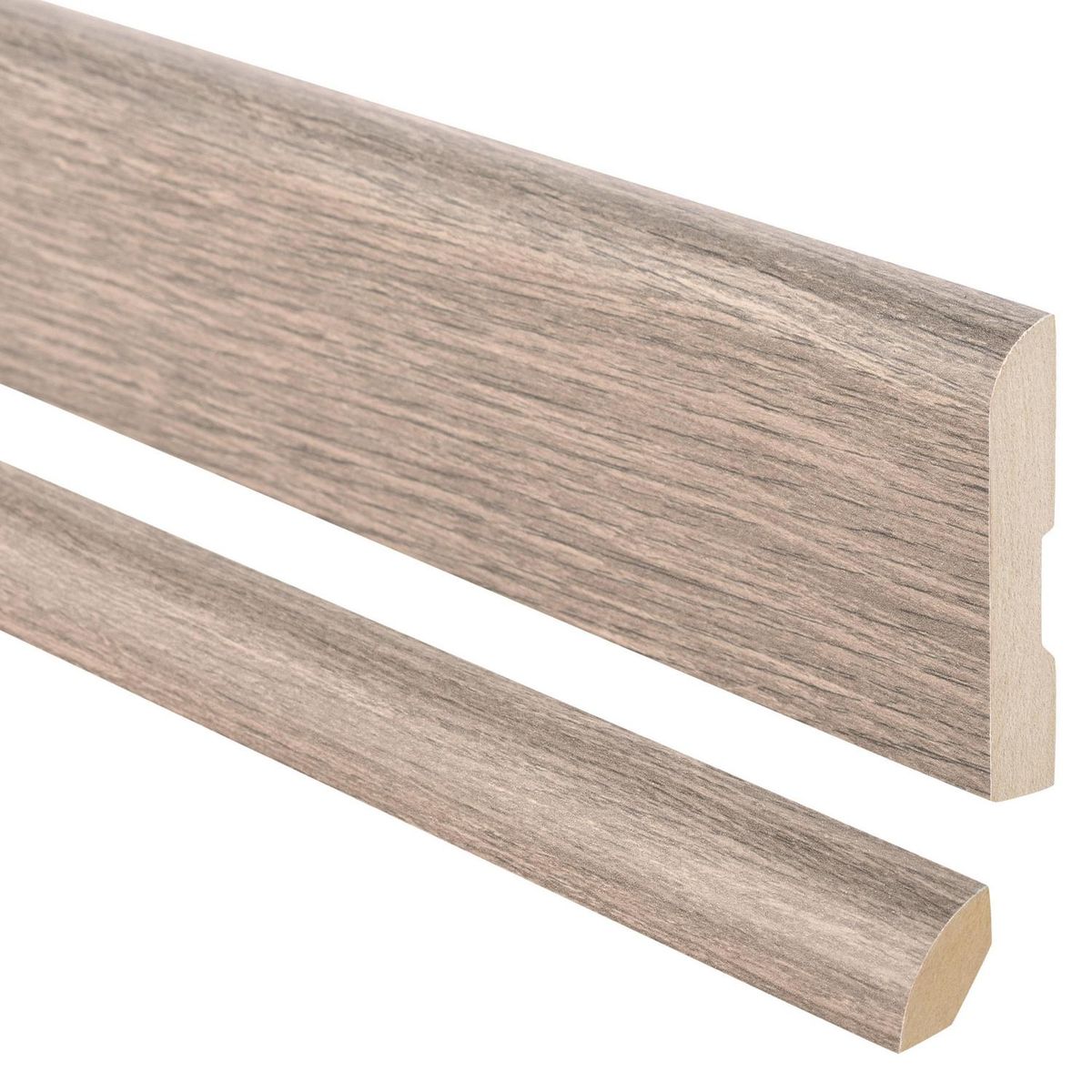 MAFORSA - Pack 2 guardapolvos 12x70mm + 2 cuarto rodón 20x20mm MDF Kobe Latte