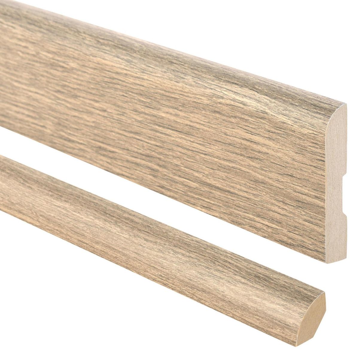 MAFORSA - Pack 2 guardapolvos 12x70mm + 2 cuarto rodón 20x20mm MDF Evoke Classic