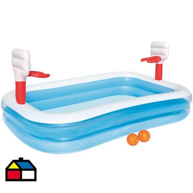 Piscina inflable basquetball