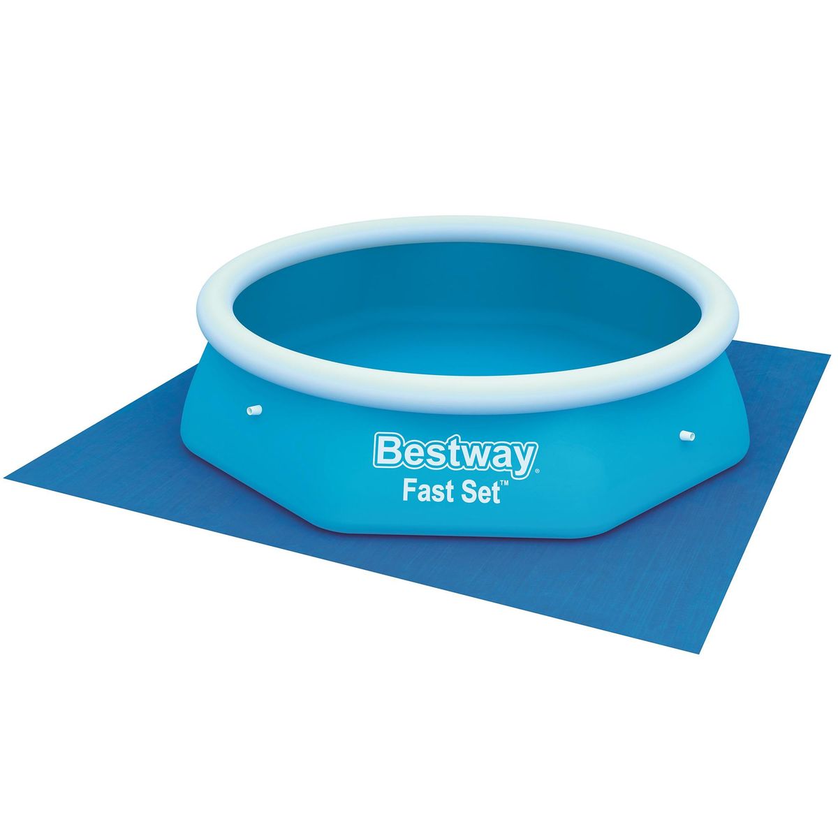 BESTWAY - Piso cuadrado para piscina 274x274 cm