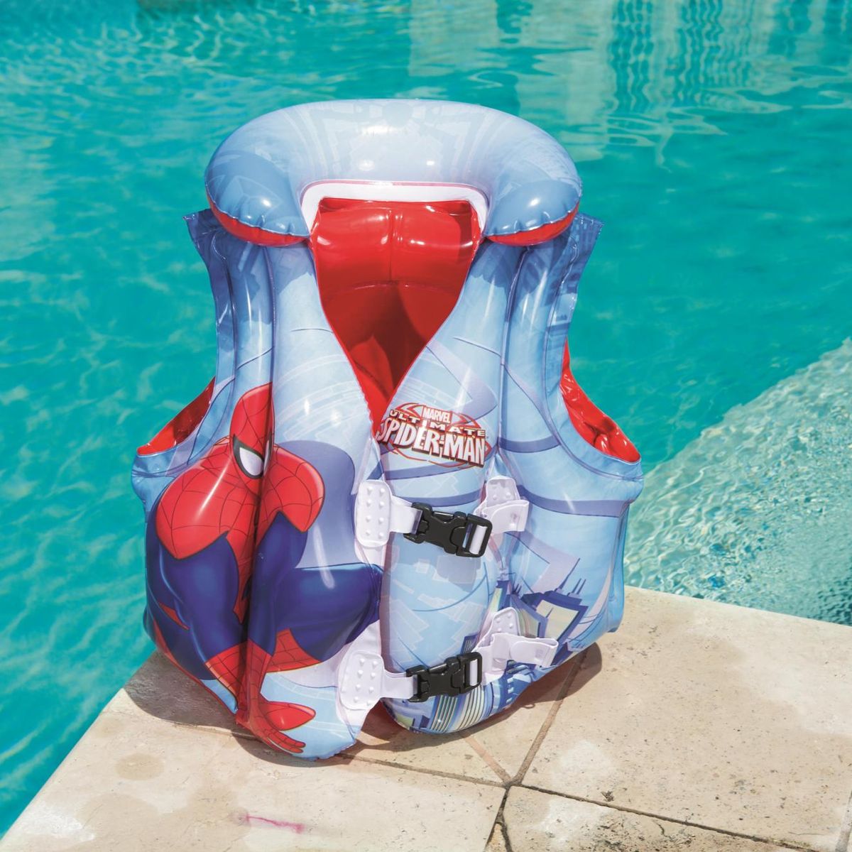 BESTWAY - Chaleco inflable spider man