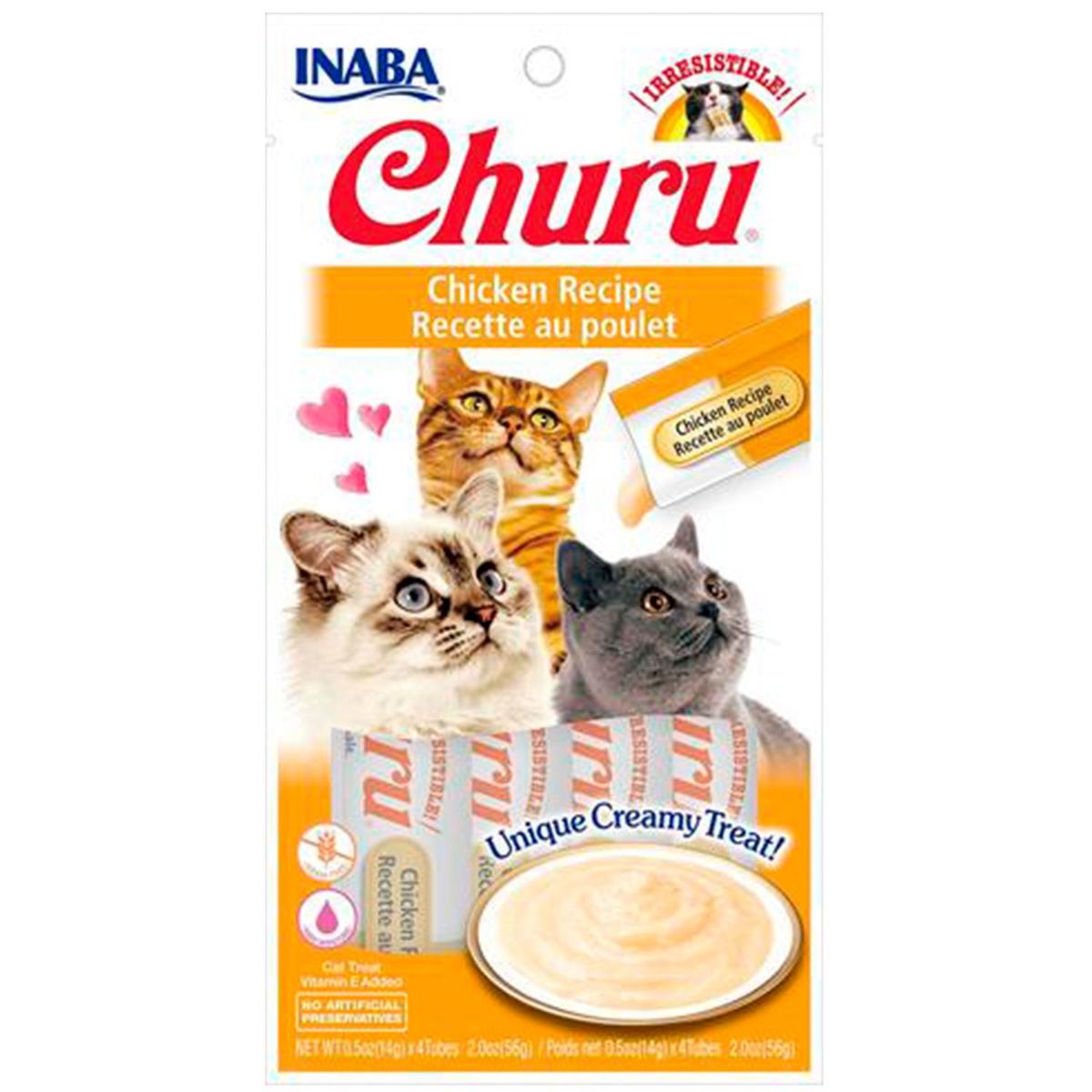 CHURU - Churu snack puré gatos pollo