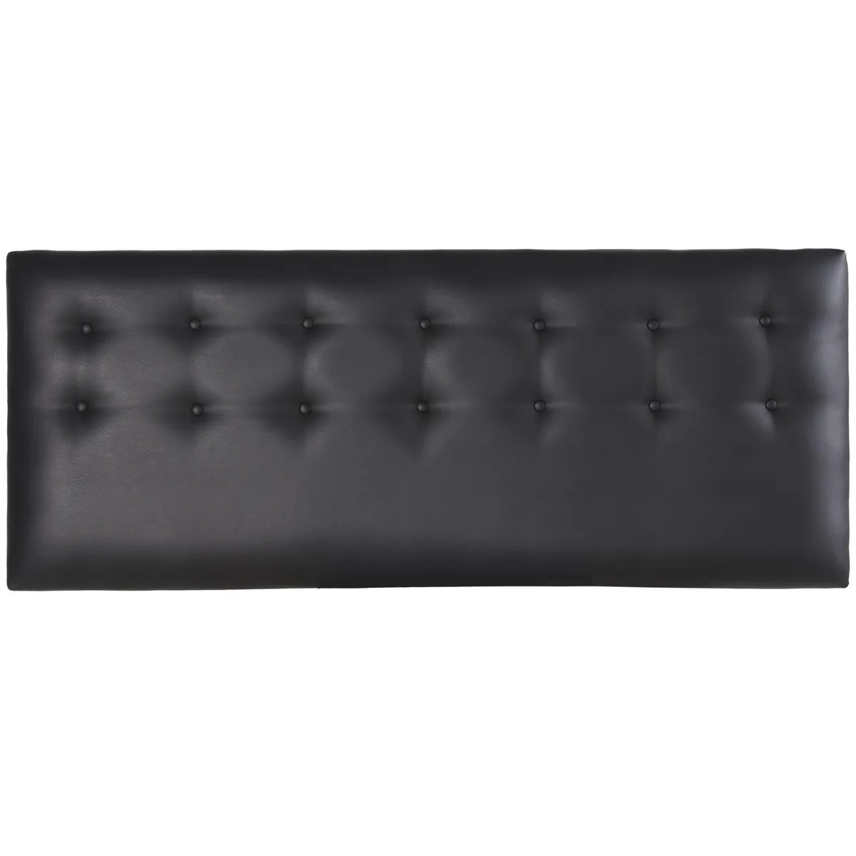 BODEVIR - Respaldo botone PU 1,5 plazas negro