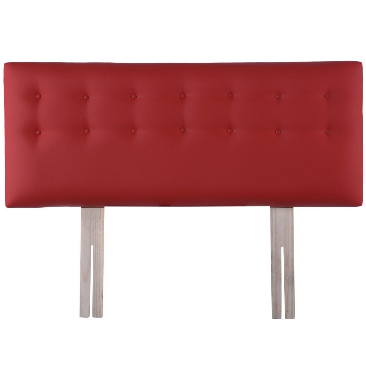 BODEVIR - Respaldo botone PU 1,5 plazas rojo