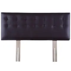 BODEVIR - Respaldo botone PU 1,5 plazas chocolate