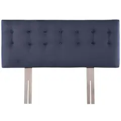 BODEVIR - Respaldo botone felpa 1,5 plazas gris