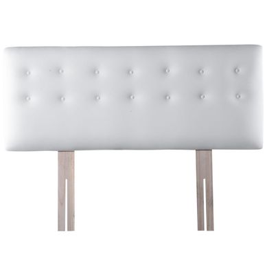Respaldo botone PU 1,5 plazas blanco