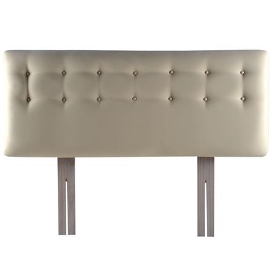 Respaldo botone PU 1,5 plazas beige