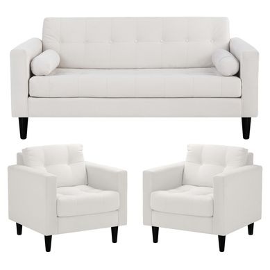 Juego living retro 3c 1c felpa crudo