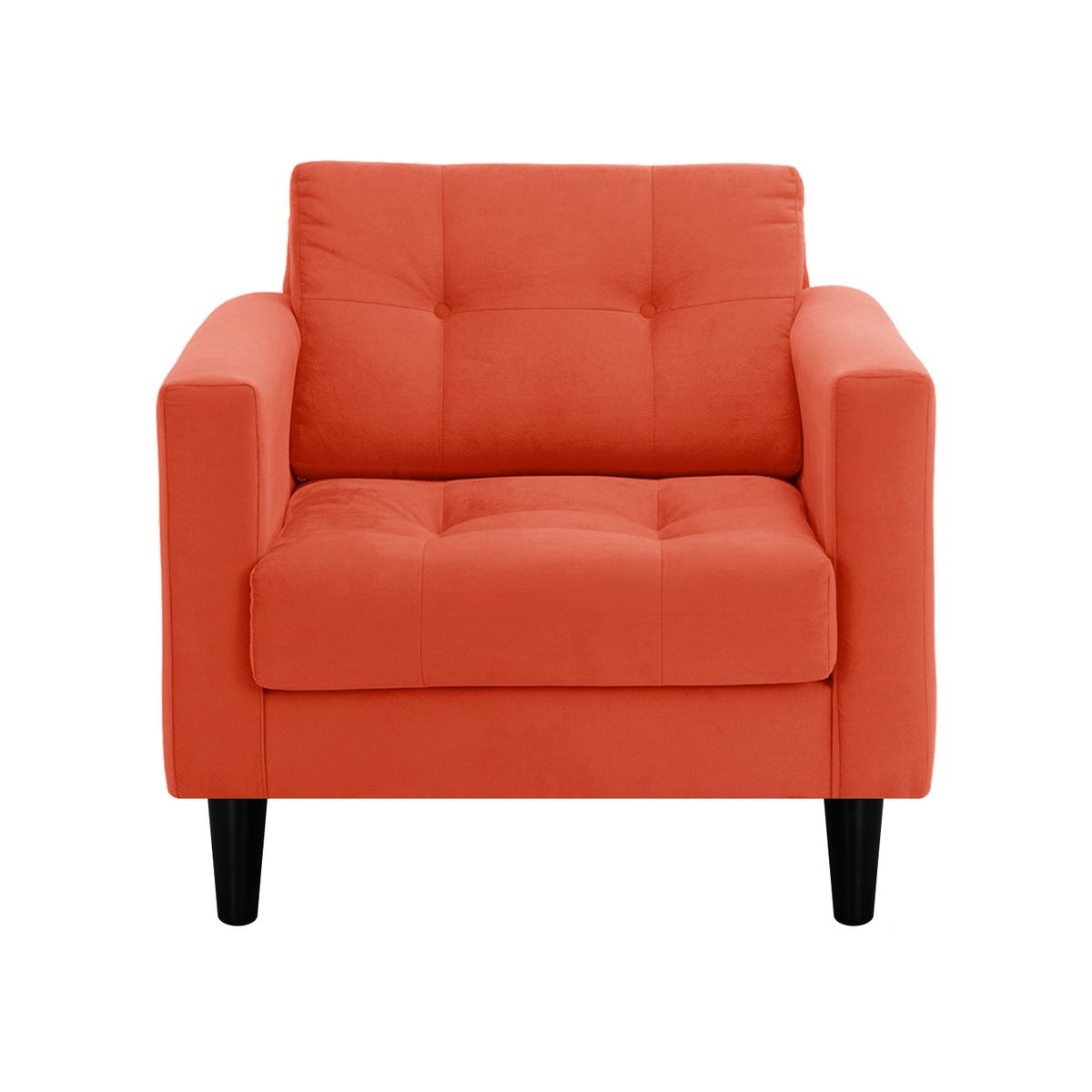 BODEVIR - Living 3 cuerpos Retro 75x80x70 cm Naranjo