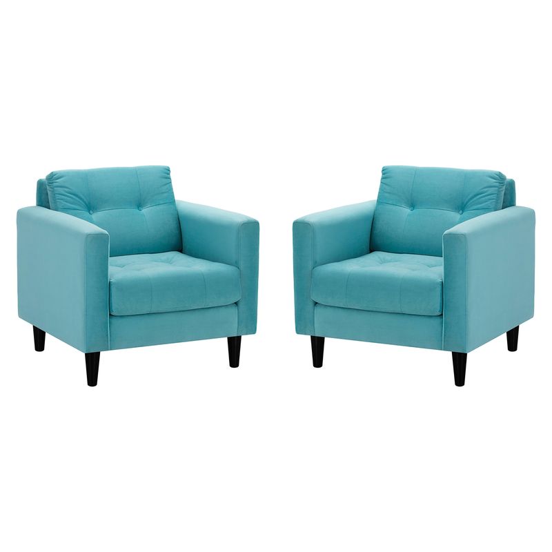 BODEVIR - Set De Sillones Retro 1 Cuerpo Felpa