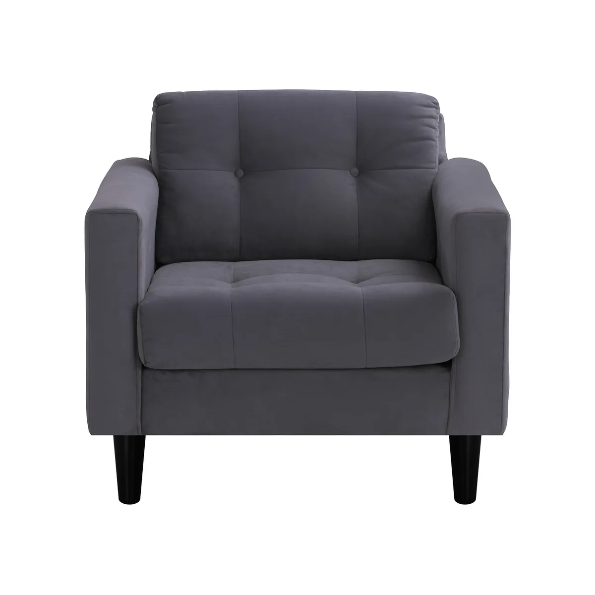 BODEVIR - Set De Sillones Retro 1 Cuerpo Felpa