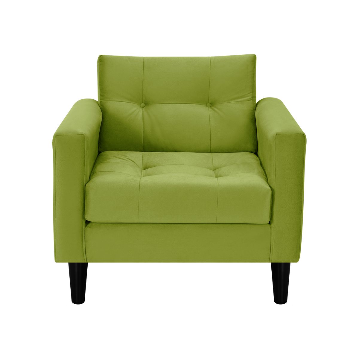 BODEVIR - Living 3 cuerpos Retro 75x80x70 cm Verde Pistacho