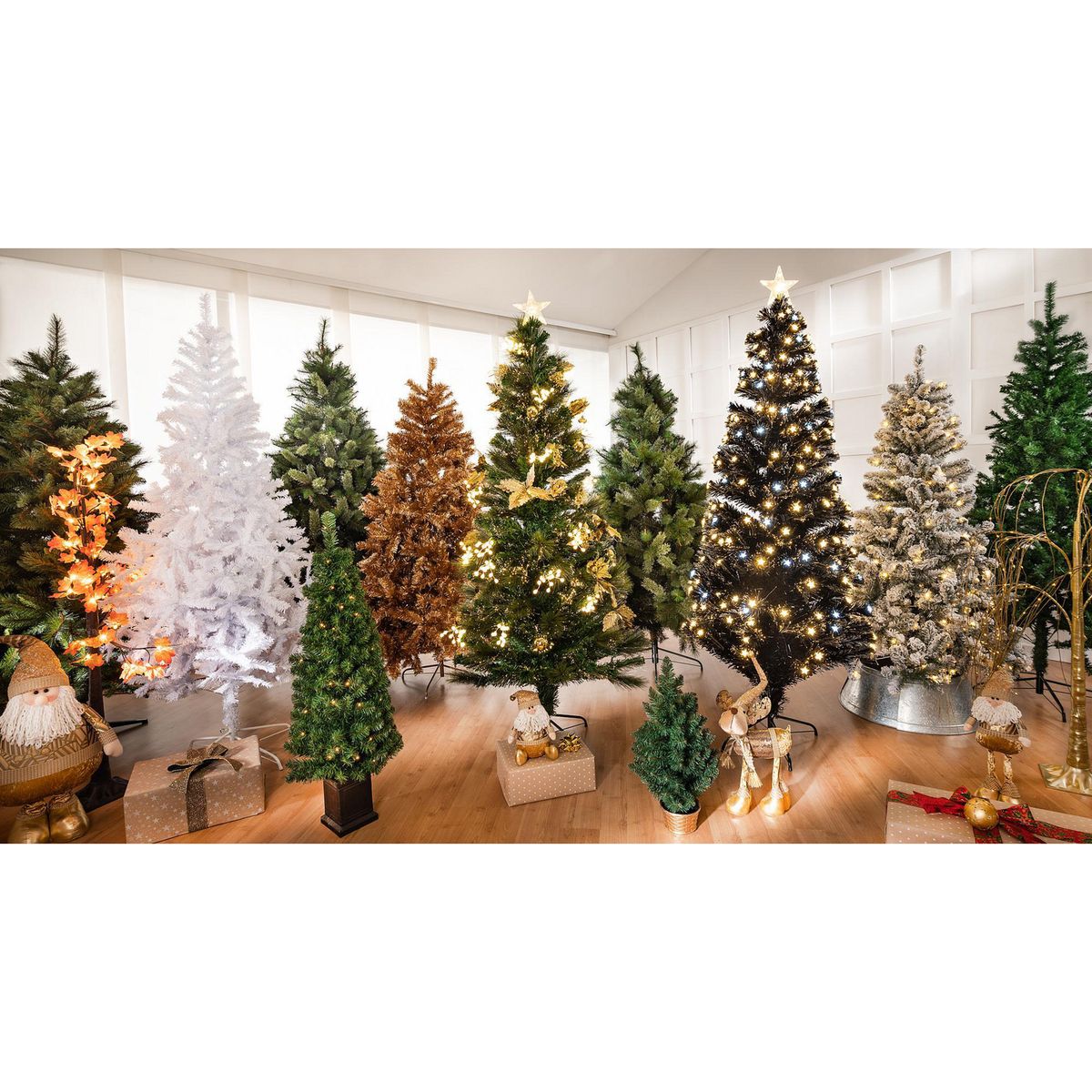 DEAR SANTA - Árbol de Navidad Mesa Virginia 33x60 cm Verde