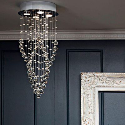 Imagen 2 del producto Lámpara Colgante Lluvia Cristal Acero