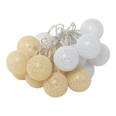 Guirnalda bateria led 20 luces bola pastel