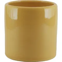 Macetero Cactus de Cerámica 9x9.5 cm Mostaza