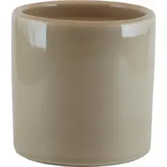 CERAMICA ESPEJO - Macetero cactus cerámica 9x9 cm beige