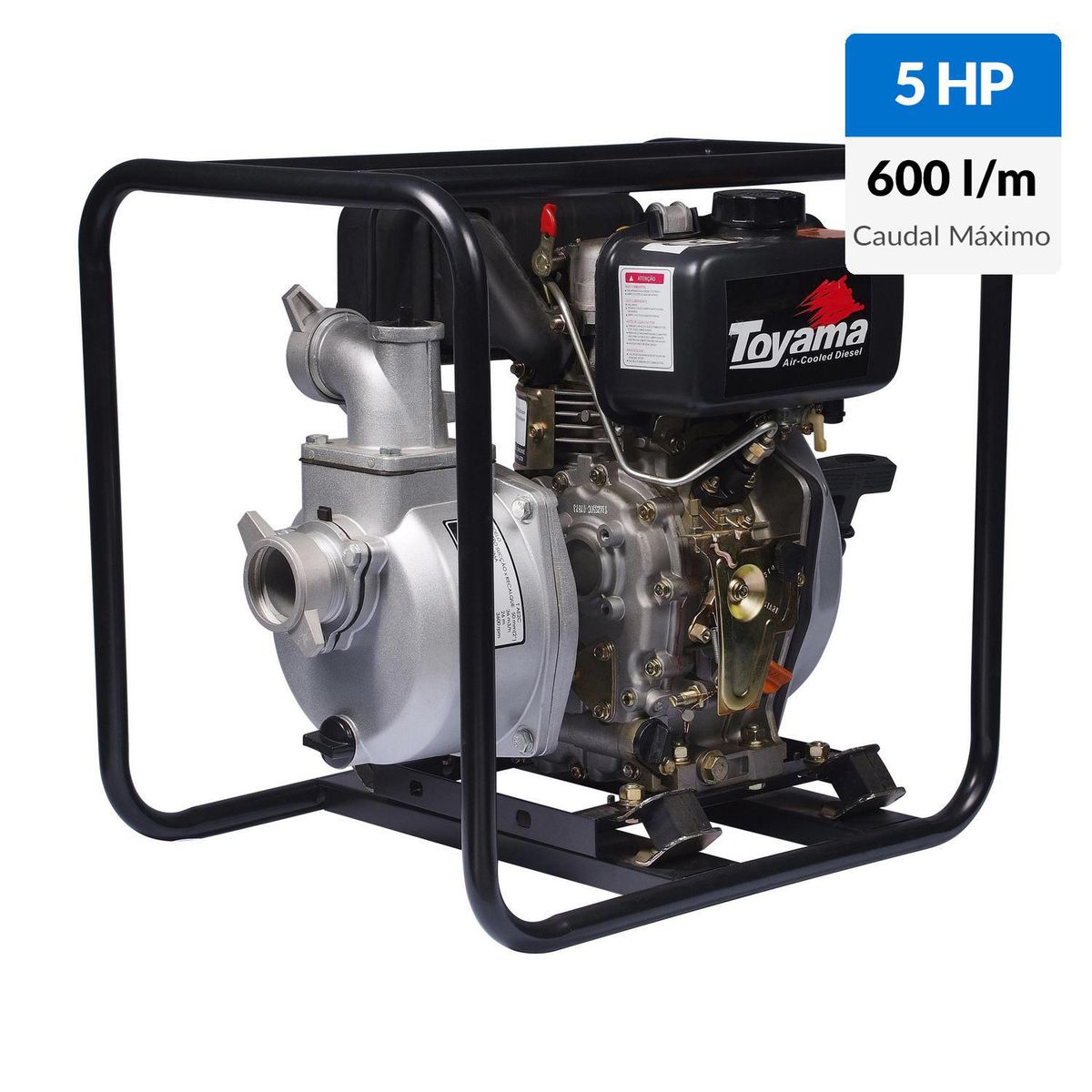 TOYAMA - Motobomba Diesel 2Db 2 X 2 Partida Manual Tdwp50Sbxp