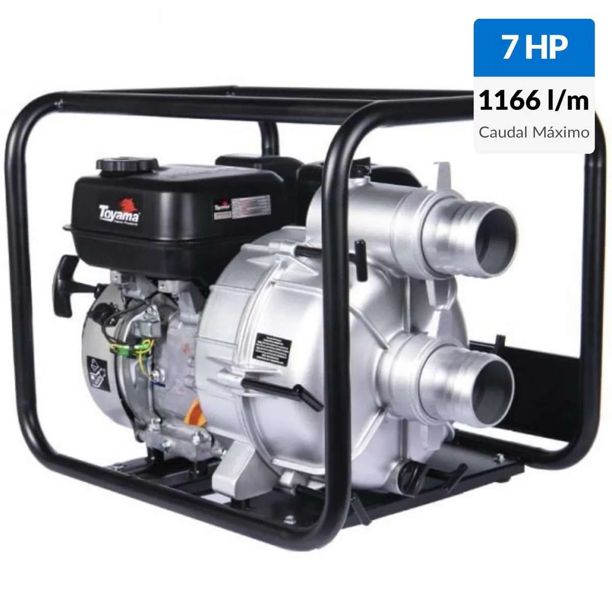 TOYAMA - Motobomba Gasolina 3X3" " Trash" 1000 Lts/Min 6,5