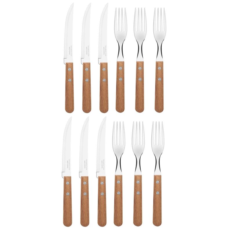 TRAMONTINA - Juego de cubiertos 12 pzas