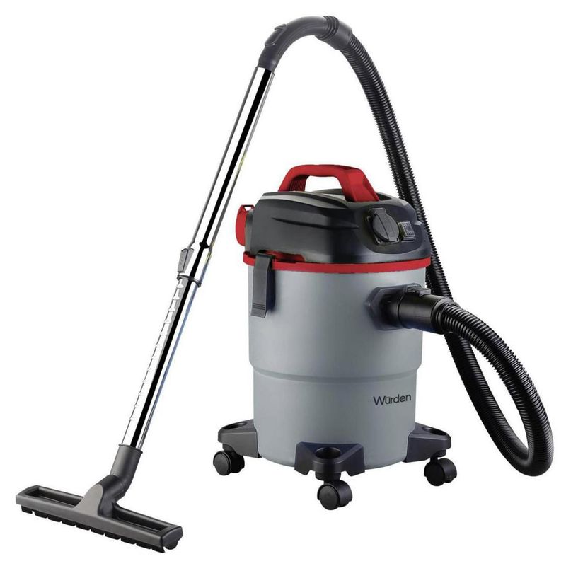 WURDEN - Aspiradora de Tambor Wet Dry 16 Litros 1600 W WVC-GLATT16