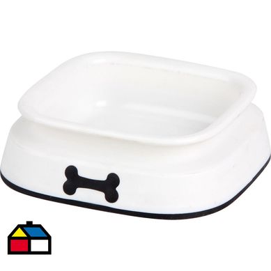 Comedero 300 ml melamina huesito