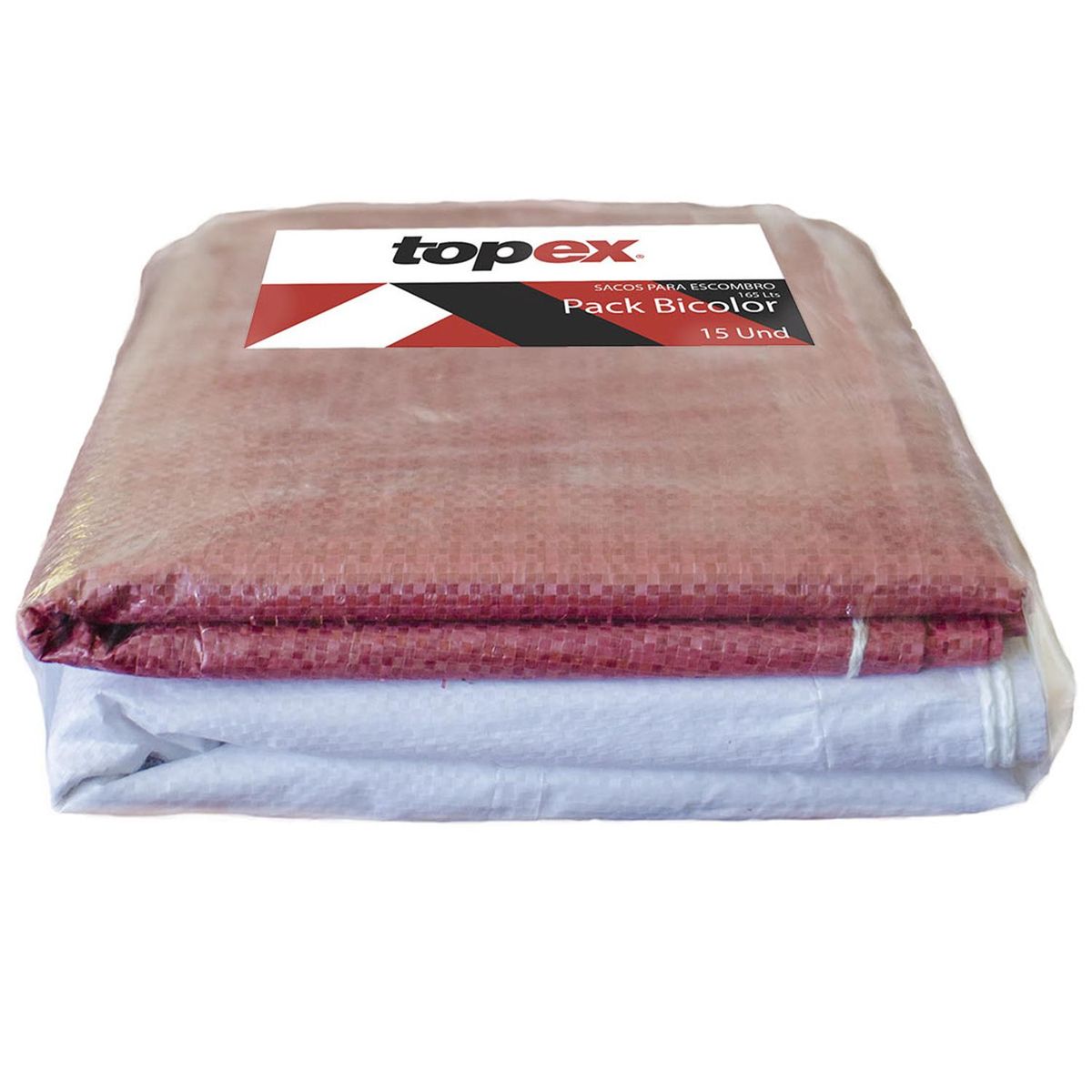 TOPEX - Pack Saco escombro bicolor 15 unidades