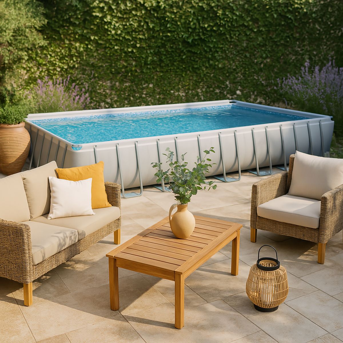 BESTWAY - Set piscina estructural power 956x488x132 cm