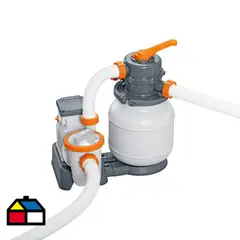 BESTWAY - Bomba para Piscina con Filtro 5678 l/h 0.2 HP