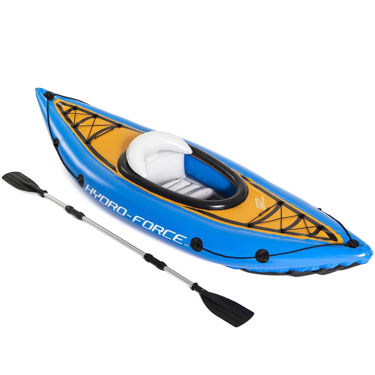 BESTWAY - Kayak Hydro Force con Remo e Inflador 1 Persona(s) 275x81 cm Azul