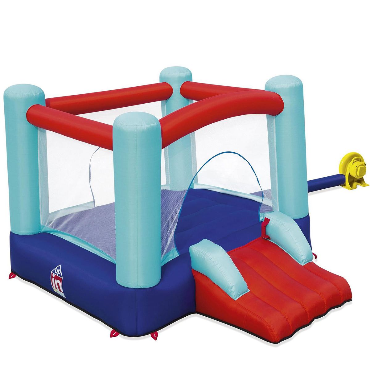 BESTWAY - Juego inflable 200x144.5x240 cm Azul/Celeste/Rojo