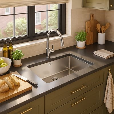 Imagen 2 del producto Lavaplatos Bajo Cubierta 1 Cubeta(s) 75x20x44 cm Acero inoxidable