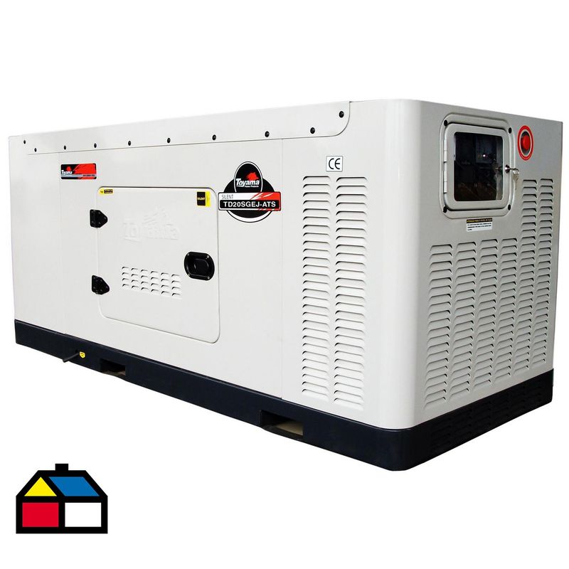 TOYAMA - Generador Eléctrico a Diesel Partida Eléctrica 18000 W 44 l
