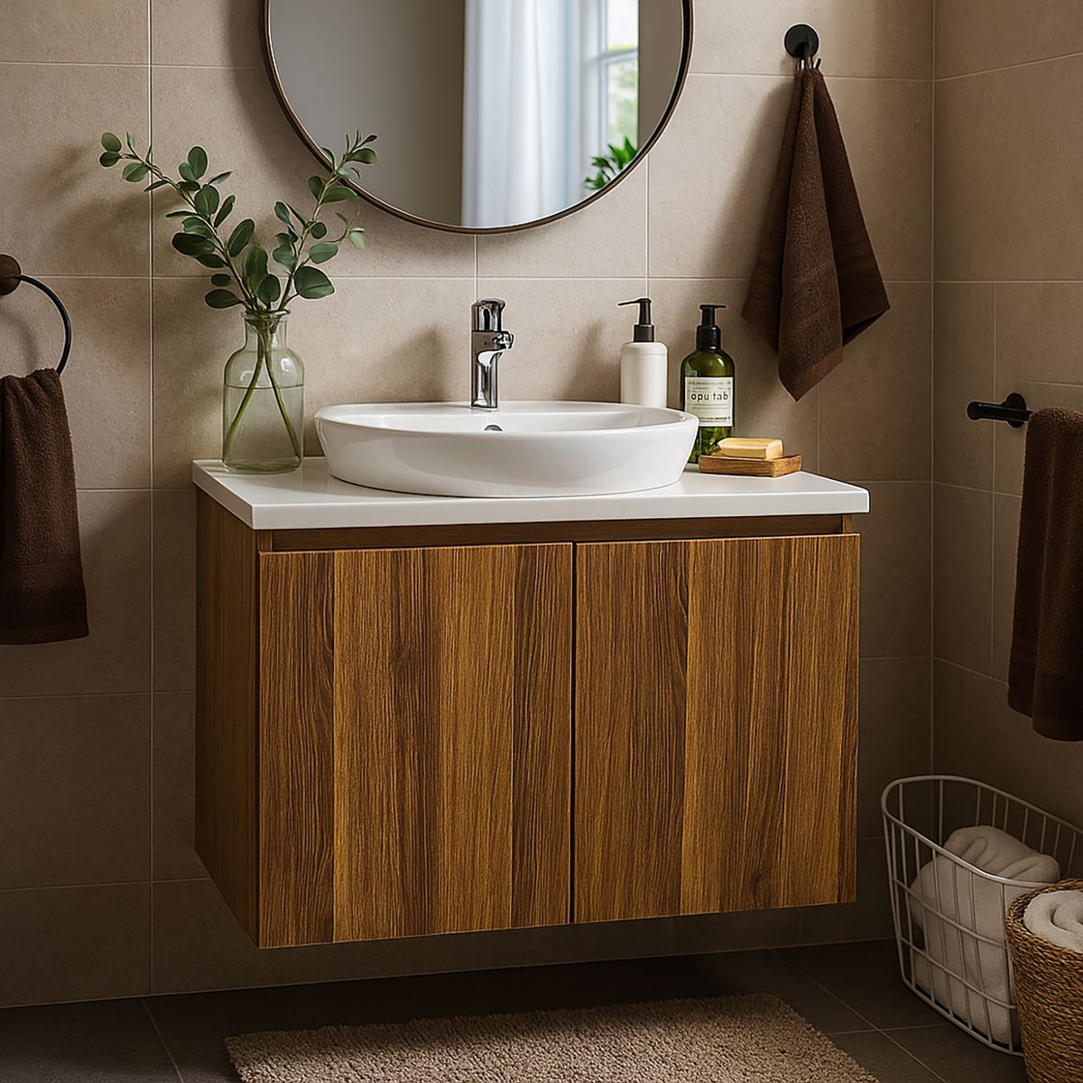 STRETTO - Mueble Ermes 60x46 cm roble