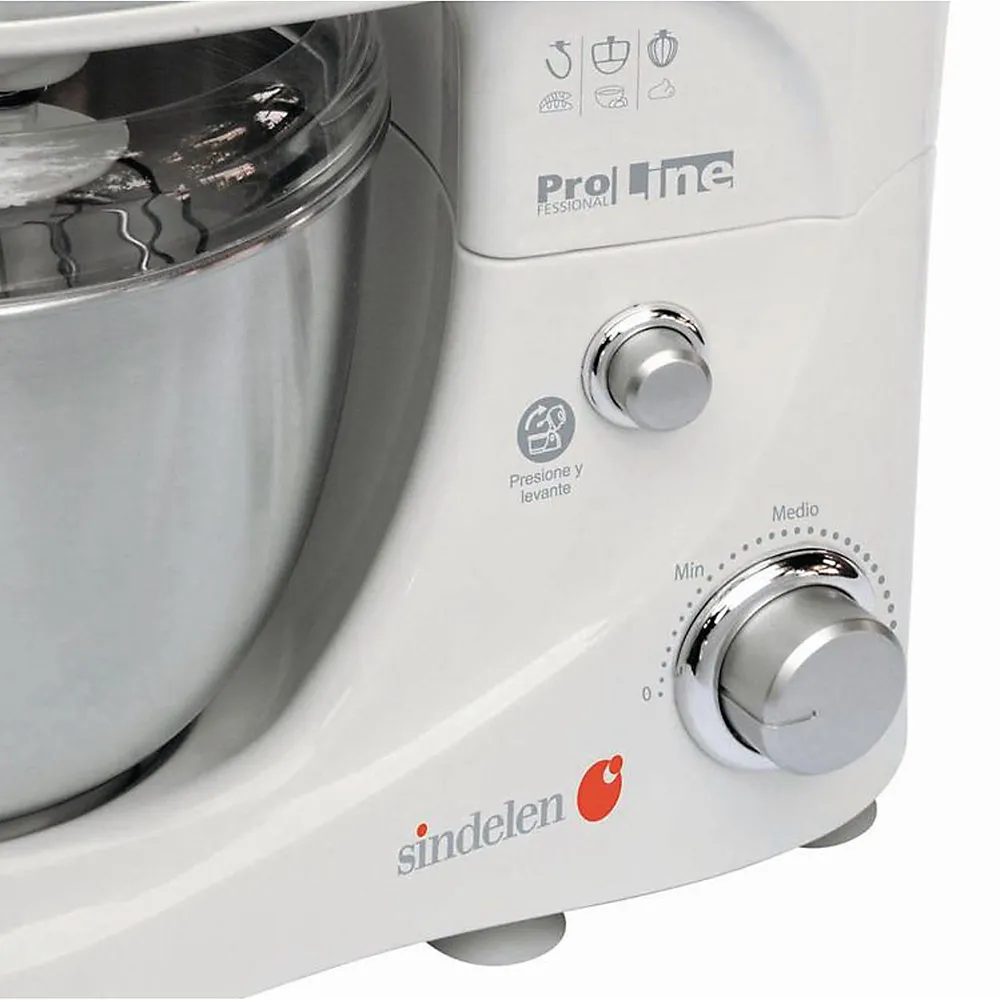 Sindelen Batidora de Pedestal Professional Mixer 4 L Blanco BP-4500BL, foto 3