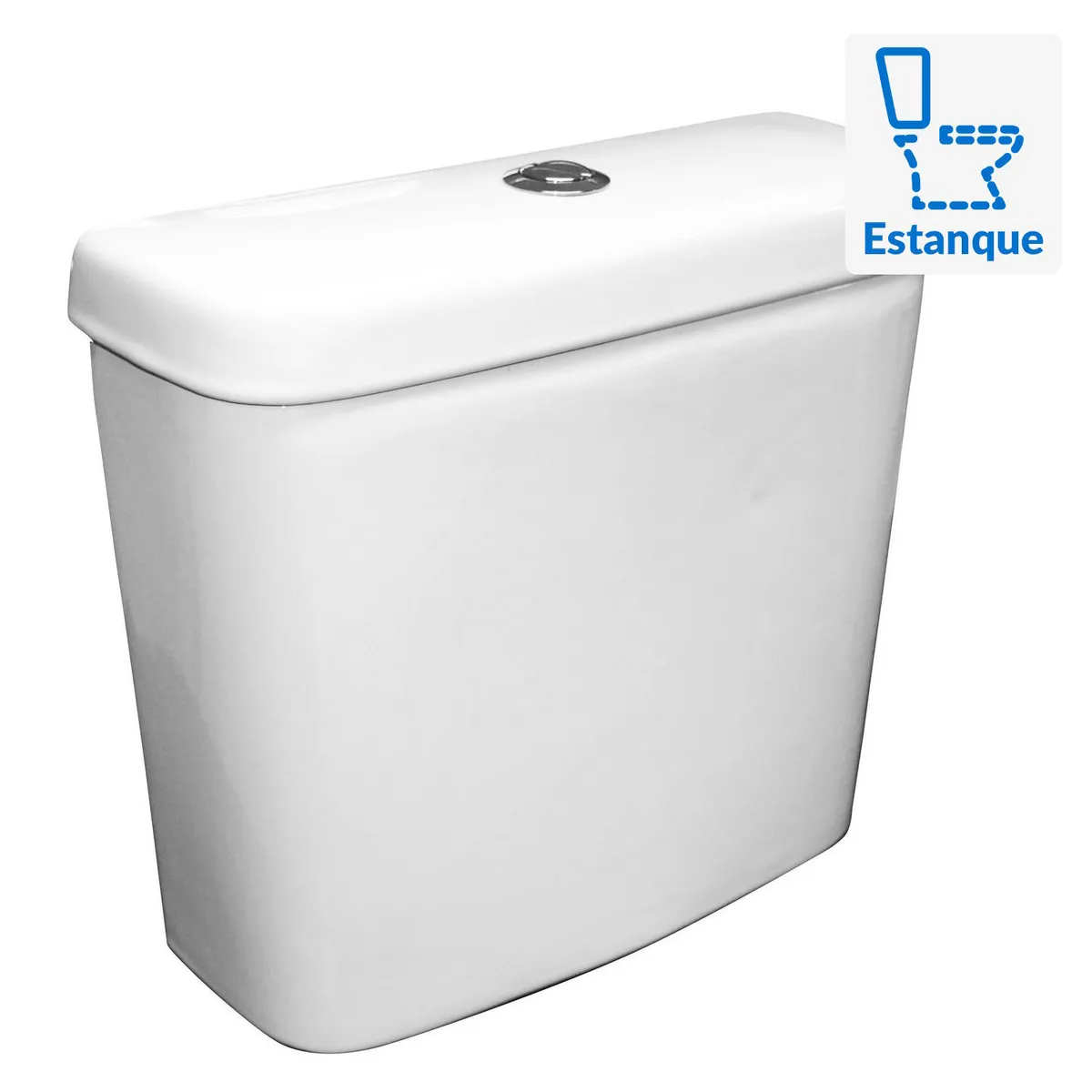 STRETTO - Estanque De Wc Ares Descarga Dual Eco Eficiente 6 Litros