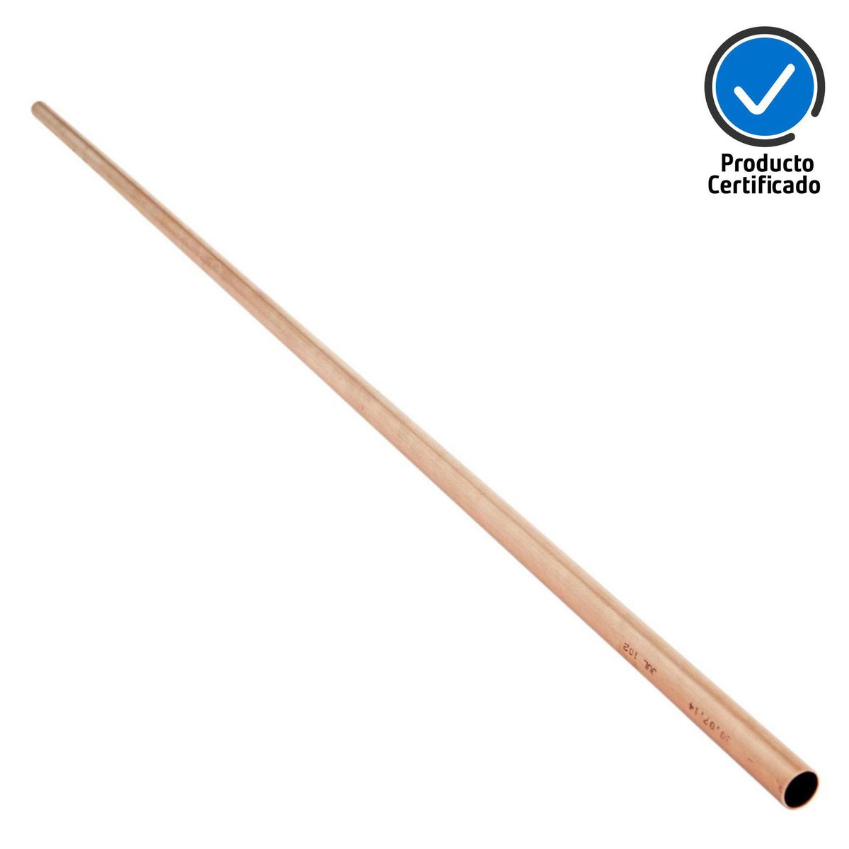 GD COOPER - Cañería L Cobre Gas/Agua 1/2"x1 m