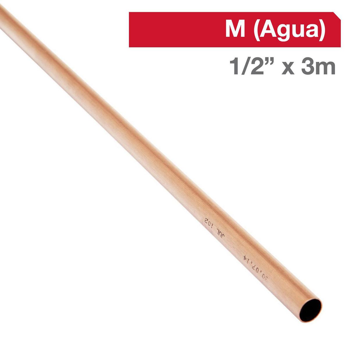GD COOPER - Tubo Cobre Agua 1/2 "x3 m