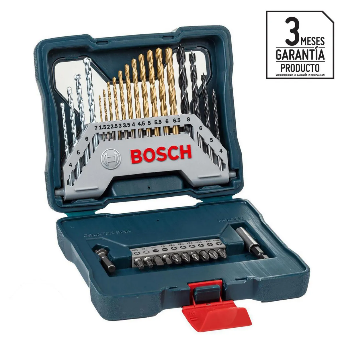 BOSCH - Kit brocas y puntas 30 piezas