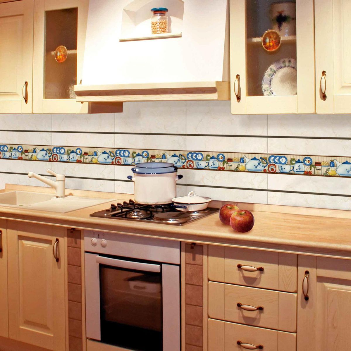 KANTU - Listel bodegon azul 40x5 cm