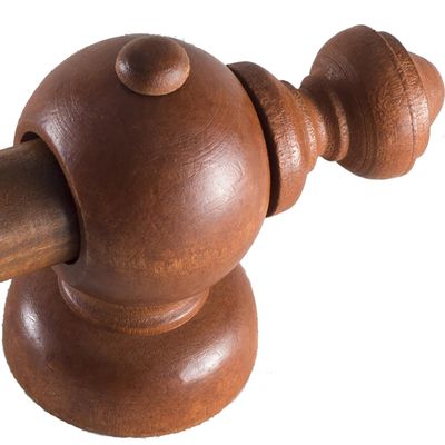 Imagen 2 del producto Set de Barra Cortina 22 mm 160 cm cedro